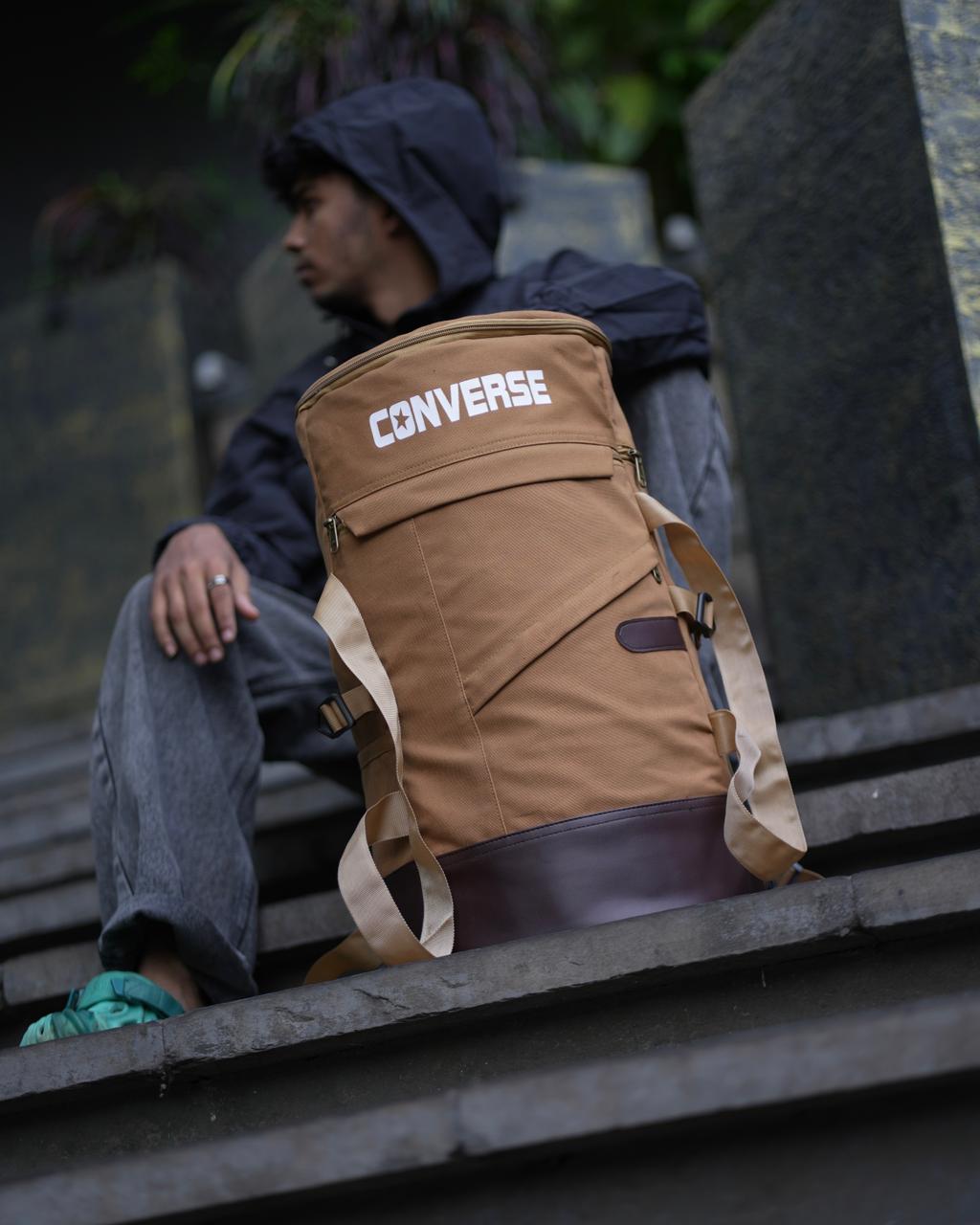Converse Adventure Duffel Backpack – Rugged Khaki & Espresso RR