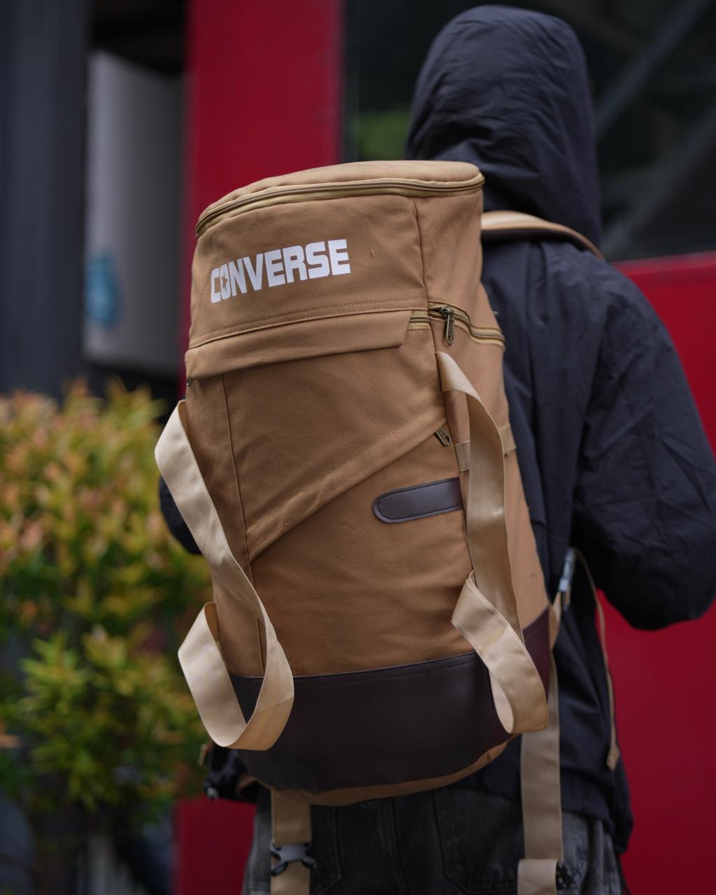 Converse Adventure Duffel Backpack – Rugged Khaki & Espresso RR