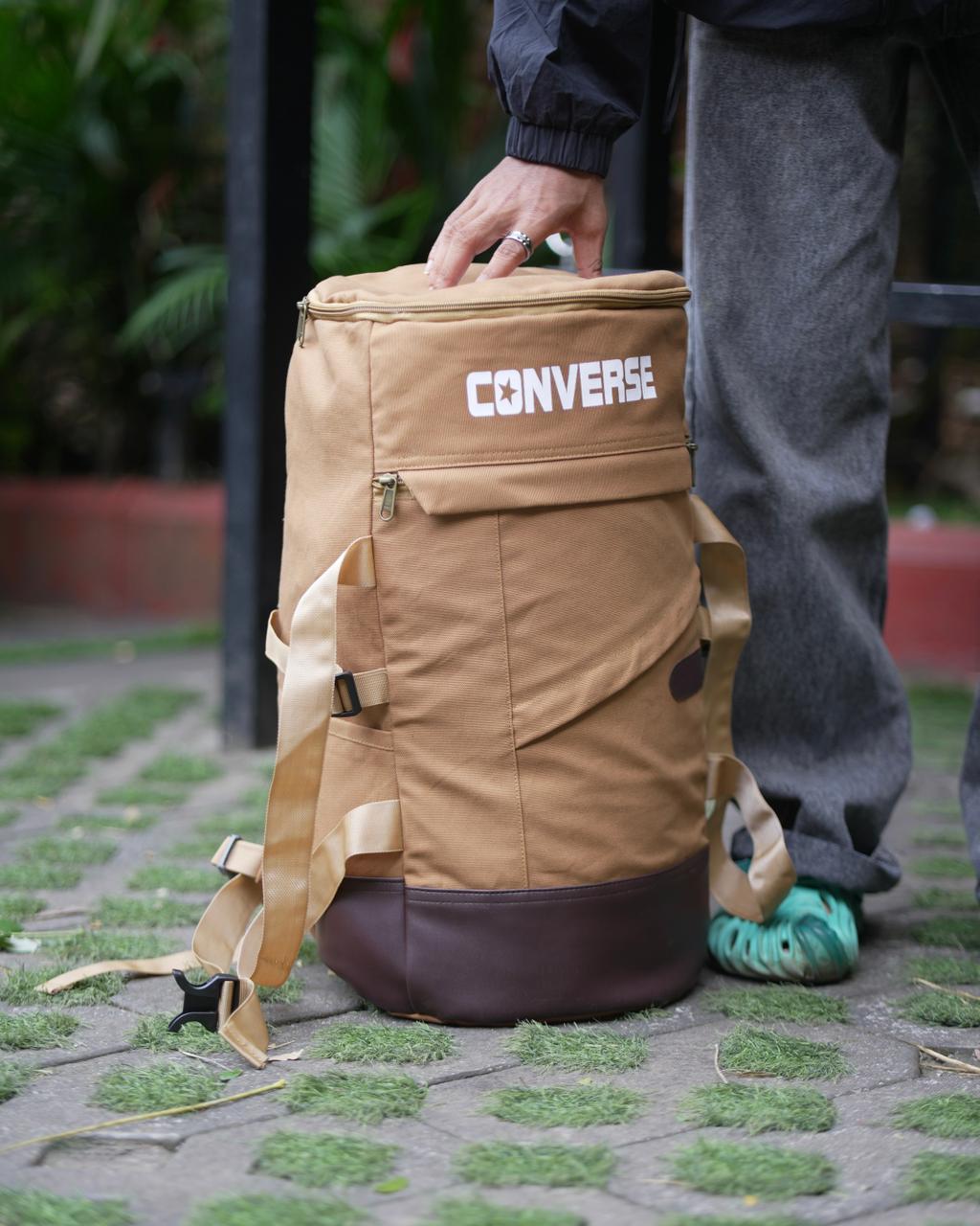 Converse Adventure Duffel Backpack – Rugged Khaki & Espresso RR