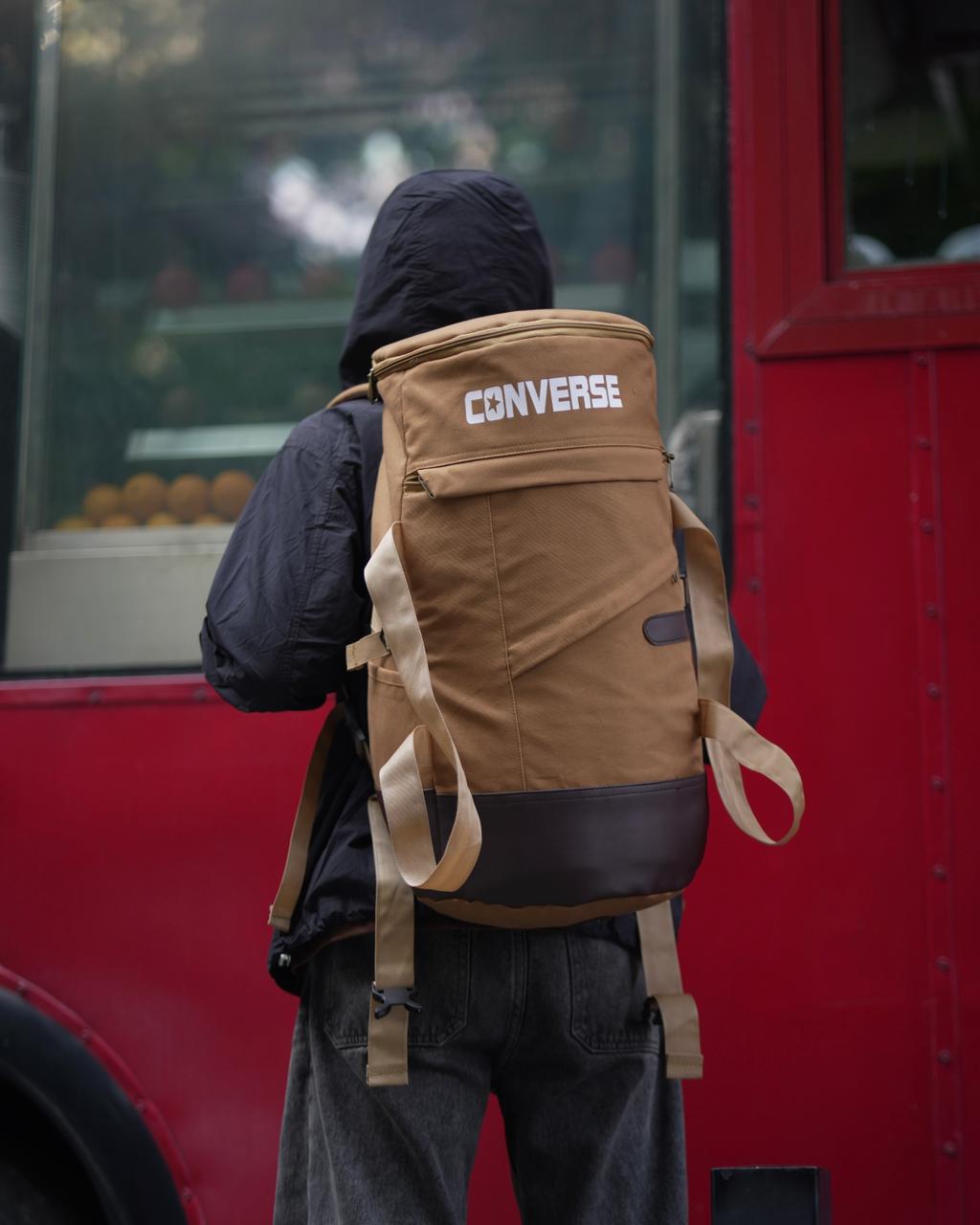 Converse Adventure Duffel Backpack – Rugged Khaki & Espresso RR