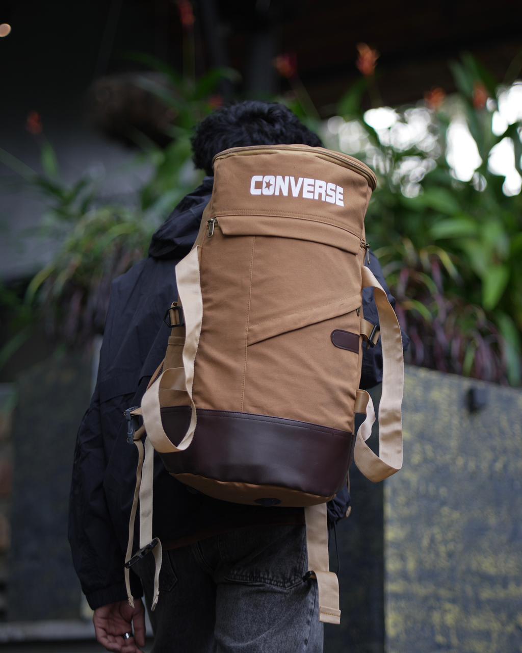 Converse Adventure Duffel Backpack – Rugged Khaki & Espresso RR